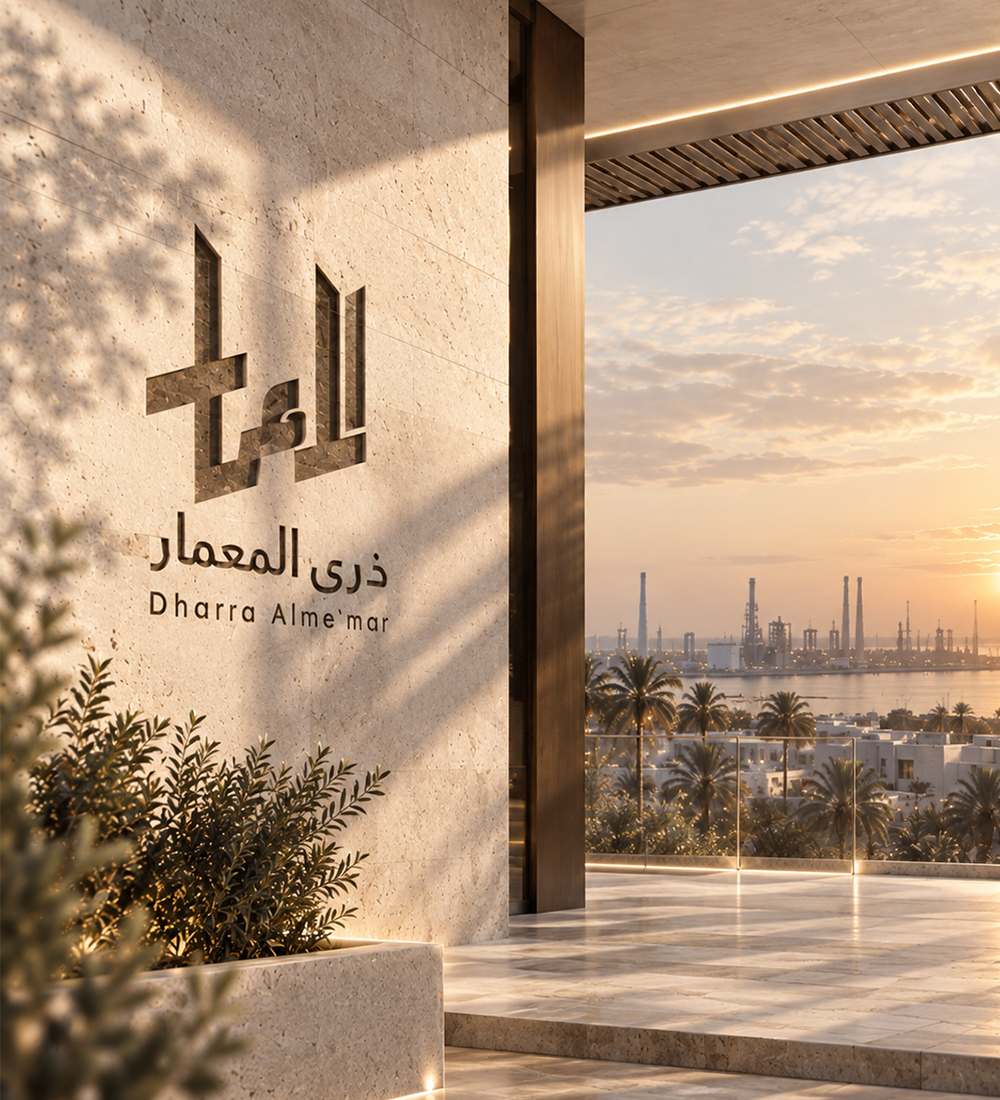 فريق هندسي يراجع مخططات المشروع